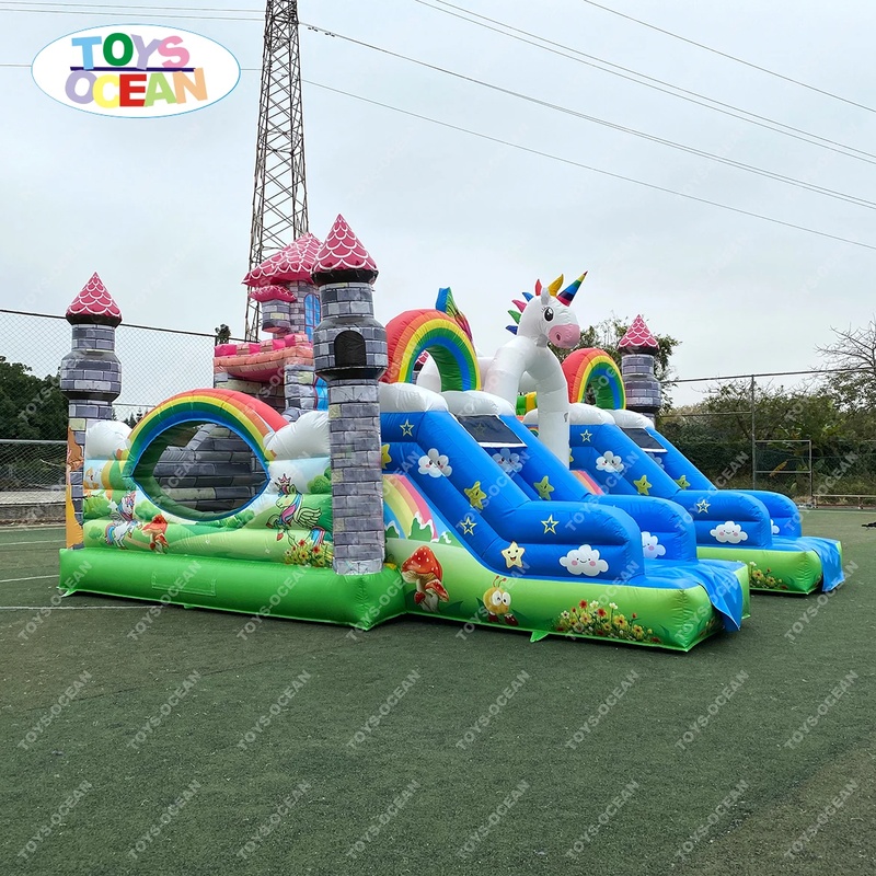 บ้านลมเป่าลมขนาดใหญ่สำหรับเด็ก - Kids Outdoor Bounce House บทวิจารณ์และราคา