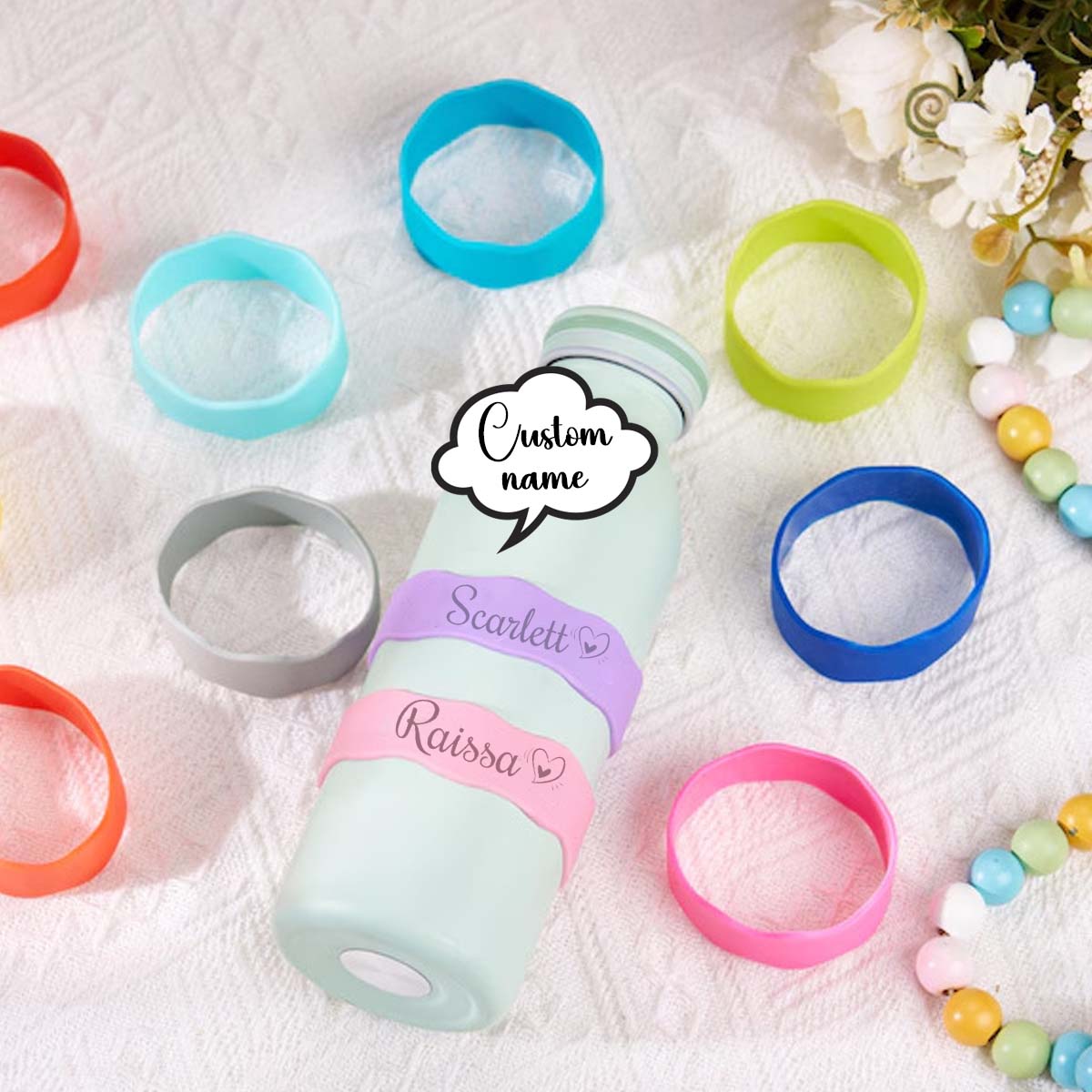 ปลอกซิลิโคนหุ้มแก้วน้ำแบบยืดหย - Kids Outdoor Decor บทวิจารณ์และราคา