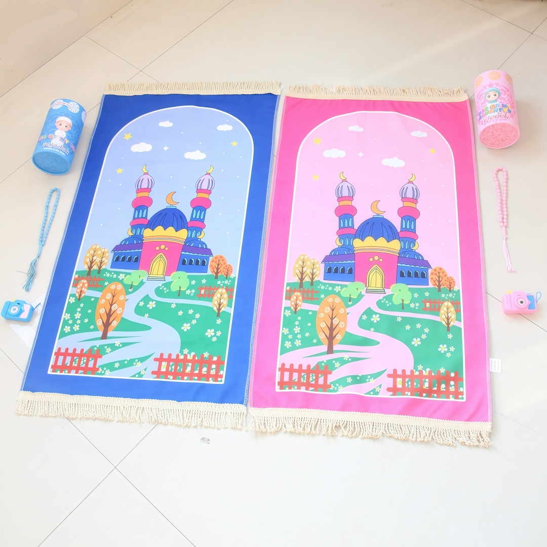 พรมละหมาดเด็กกำมะหยี่หมายเลข 4 - Kids Outdoor Floor Cushions บทวิจารณ์และราคา