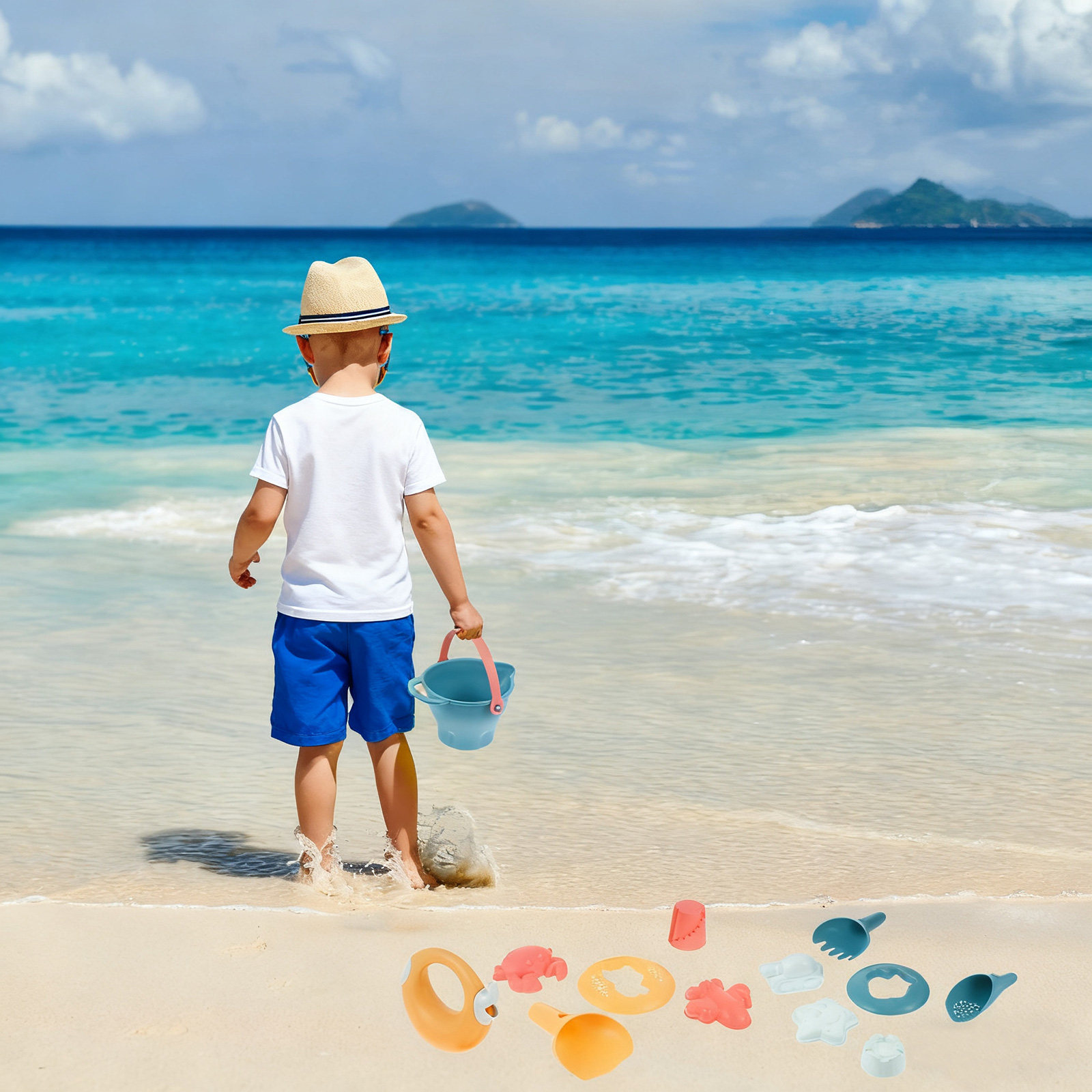 ชุดของเล่นทรายชายหาดสำหรับเด็ก - Kids Outdoor Activity Toys บทวิจารณ์และราคา