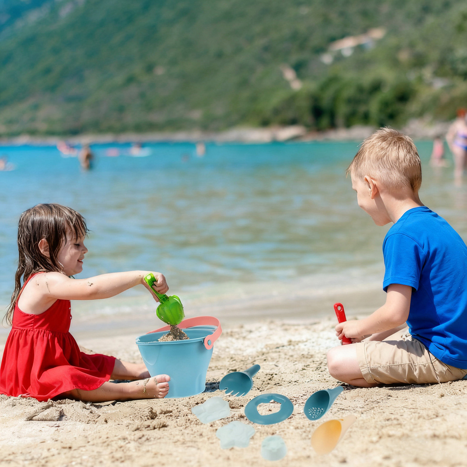 ชุดของเล่นทรายชายหาดสำหรับเด็ก - Kids Outdoor Activity Toys บทวิจารณ์และราคา